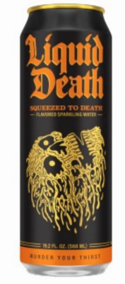 Squeezed to Death Sparkling Mountain Water, 19.2 oz. (12 pieces)