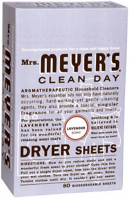 Lavender Scent Dryer Sheets, 80-Ct.
