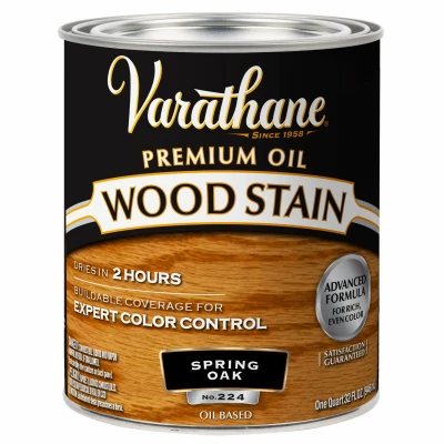 Premium Oil-Based Interior Wood Stain, Spring Oak, 1 Qt.