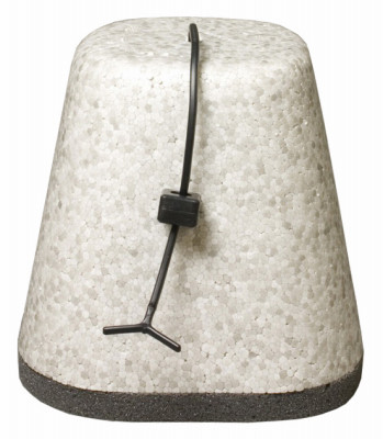Outdoor Faucet Cover, White, 5 x 4-1/2 In.