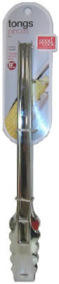 Chrome-Plated Tongs, 12 In.