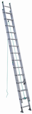 Werner 28 Ft. Aluminum Extension Ladder with 225 Lb. Load Capacity Type II Duty Rating