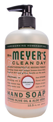 Geranium Scent Liquid Hand Soap, 12.5 oz.