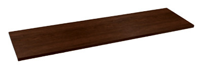 Melamine Shelf, Espresso, 12 x 48-In. (5 pieces)