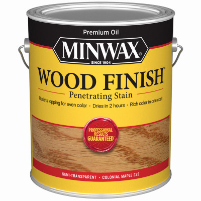 Wood Finish, Colonial Maple, 1-Gallon (2 pieces)