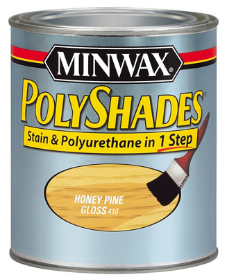 Polyshades Wood Stain, Gloss Honey Pine, Qt.