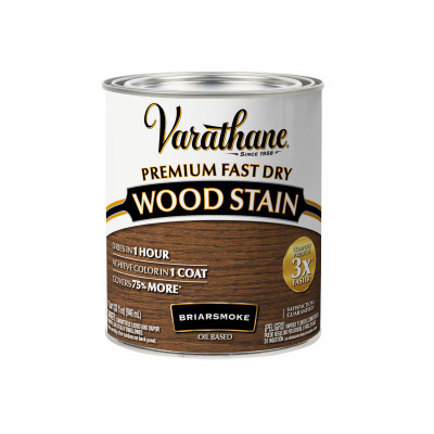 Fast Dry Interior Wood Stain, Oil-Based, Briar Smoke, 1-Qt.