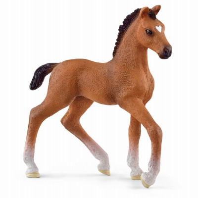 Oldenburg Brown & White Foal Toy Animal Figure, Ages 3 & Up (5 pieces)