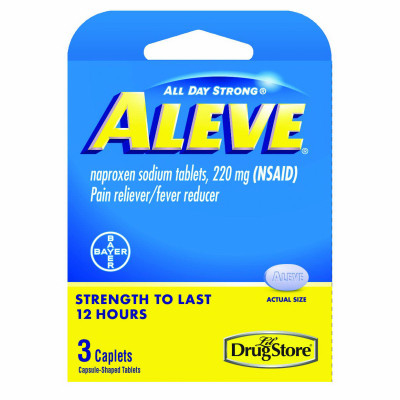 Aleve Pain Reliever, 200mg, 3-Ct.