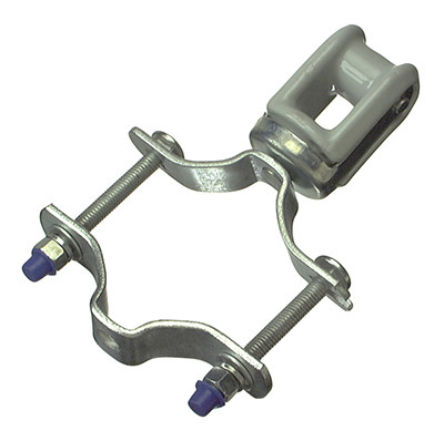 Adjustable Wire Holder, Porcelain, 1-1/4 to 3-In.