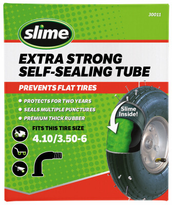 Smart Tube Self-Healing Wheelbarrow Inner Tube, 410-350 x 6 In.