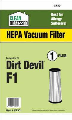 Dirt Devil Vacuum Cleaner Filter, F1 HEPA, 1-Pk.