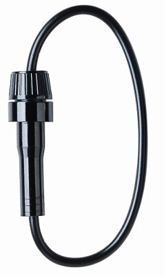 Glass Tube Fuse Holder, Clear, #12, 20-Amp