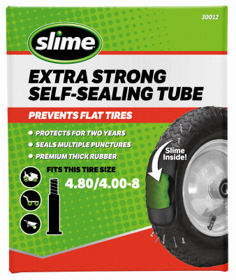 Smart Tube Self-Healing Wheelbarrow Inner Tube, 480-400 x 8 In.