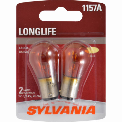 1156A Long Life Miniature Amber Bulb, 2-Pk.