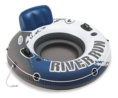 River Run  1 Inflatable Floating Lake Tube - Blue - 53 In.