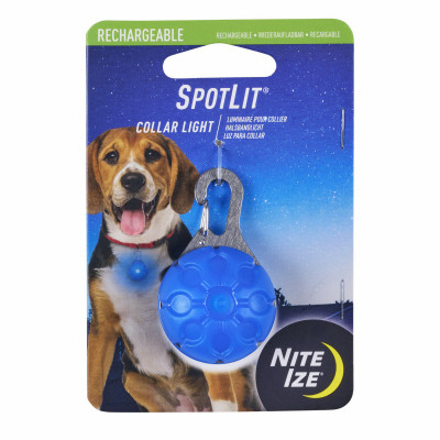 SpotLit Rechargeable Collar Light - Blue