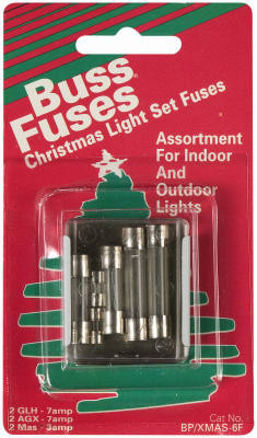 Christmas Light String Replacment Fuses, 6-Pk.