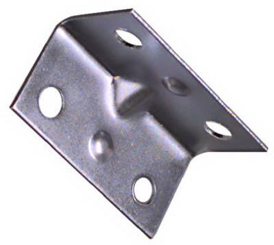 4-Pk., 1-1/2 x 3/4 In. Zinc Corner Brace