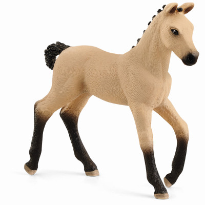 Hannoverian Foal Toy Animal Figure, Black & Tan, Ages 3 & Up (5 pieces)