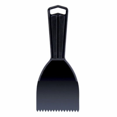 Adhesive Spreader, V-Notch, Plastic, 3-In.