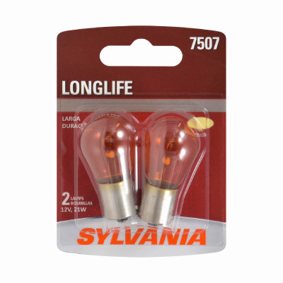 7507 Long Life Miniature Clear Bulb, 7507LL BP2, 2-Pk.