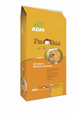 Pen Pals Chicken Starter Grower, Medicated, Crumble, 50-Lbs.