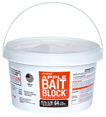 Rat & Mouse Bait Block, Apple Flavor, 4 Lb.