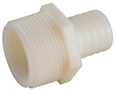 Nylon Hose Barb, 1/2 ID x 3/4 In. MPT (5 pieces)