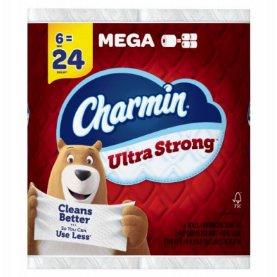 Ultra Strong Mega Roll Bath Tissue, 2-Ply, 242-Sheets Per Roll, 6-Pk. (4 pieces)