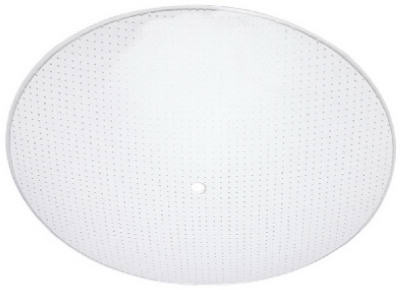 Glass Diffuser, Round, Clear Dot Pattern, 13-In. (12 pieces)