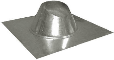 Roof Flashing, Rainproof, Galvanized, 8 In. (3 pieces)