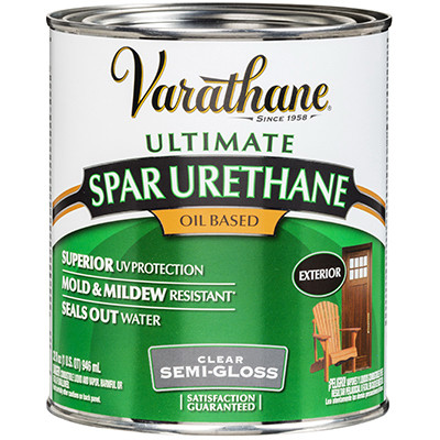 Spar Urethane, Oil-Based, Exterior, Semi-Gloss, 1-Qt.