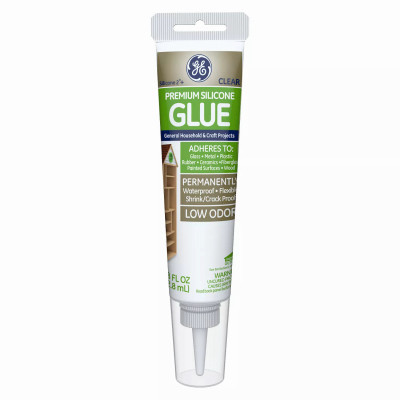 Premium Silicone 2 Glue, Clear, 2.8-oz. Squeeze Tube