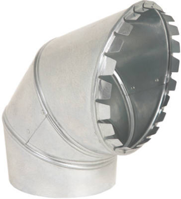 HVAC Adjustable Take-Off, Round-to-Round, Galvanized, 6 In.