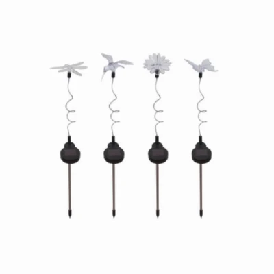 Solar Flexible Stem Stick Light, Assorted Designs (12 pieces)