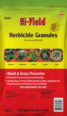 Hi-Yield Herbicide Granules Containing Treflan