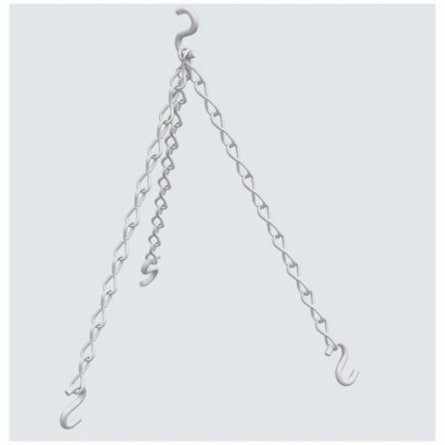 Hanging Plant Chain, White, 18 In.