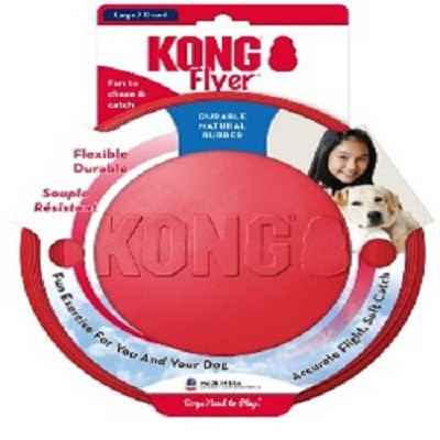Red Flyer Fetch & Catch Dog Toy, Rubber
