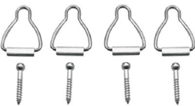 Spline Chain Bail Latches, Aluminum, 4-Pk.