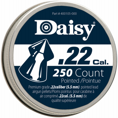 Precision Max .22 Caliber Pointed Pellets, 250-Ct. Tin (12 pieces)