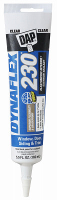Dynaflex 230 Sealant, Clear, Indoor & Outdoor, 5.5-oz.