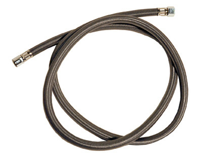 Faucet Hose, Pull-Out, Braided Gray Nylon, 57-In.