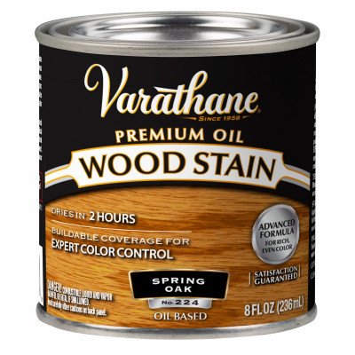 Spring Oak Premium Oil-Based Interior Wood Stain, 1/2-Pt.