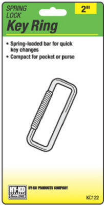 Key Ring, Spring Lock (5 pieces)