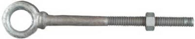 Forged Eye Bolt, Galvanized, 5/16 x 4-1/4 In.