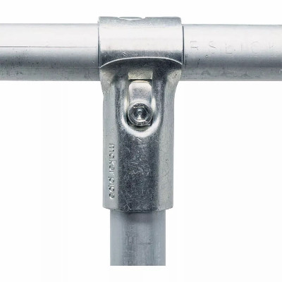 Maker Pipe T Connector In Silver For 3/4" EMT Conduit Modular Building System