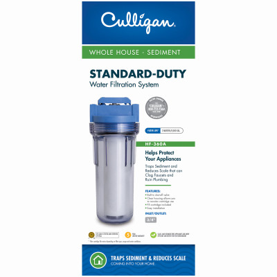 HF-360 Whole House Sediment Water Filter Housing, 3/4 In.