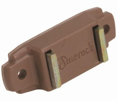 Magnetic Cabinet Catch, Tan, 1-5/16 In.