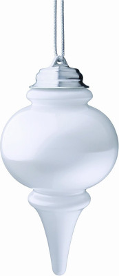 5" WHT Finial Ornament